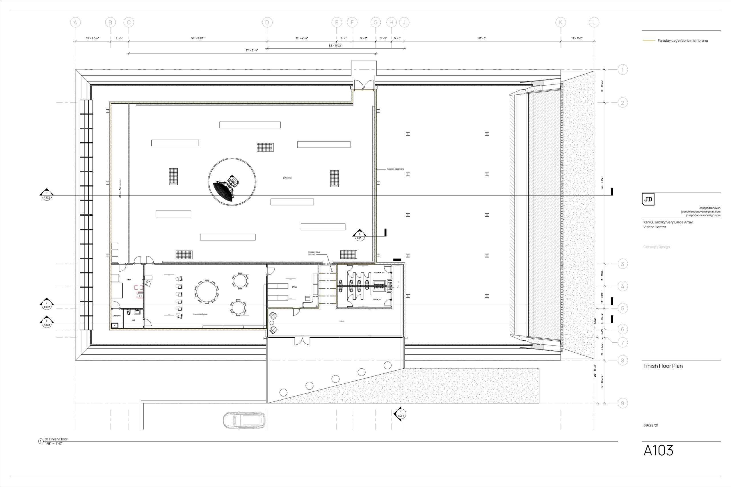 VLA_VisitorCenter-Sheet-A103-Finish-Floor-Plan