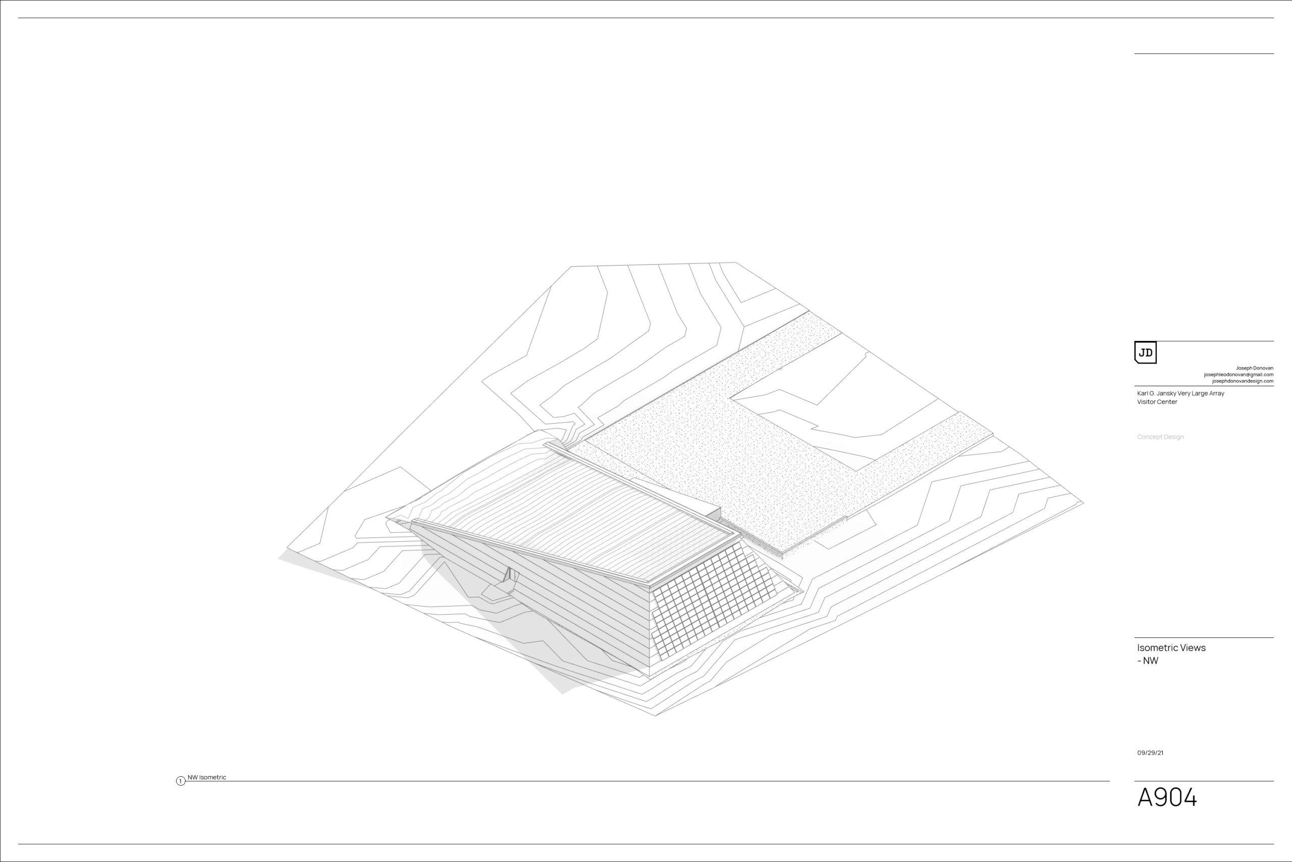 VLA_VisitorCenter-Sheet-A904-Isometric-Views-NW